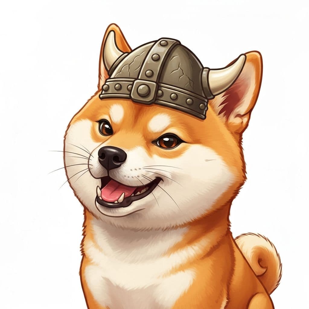 Floki Inu Viking dog mascot